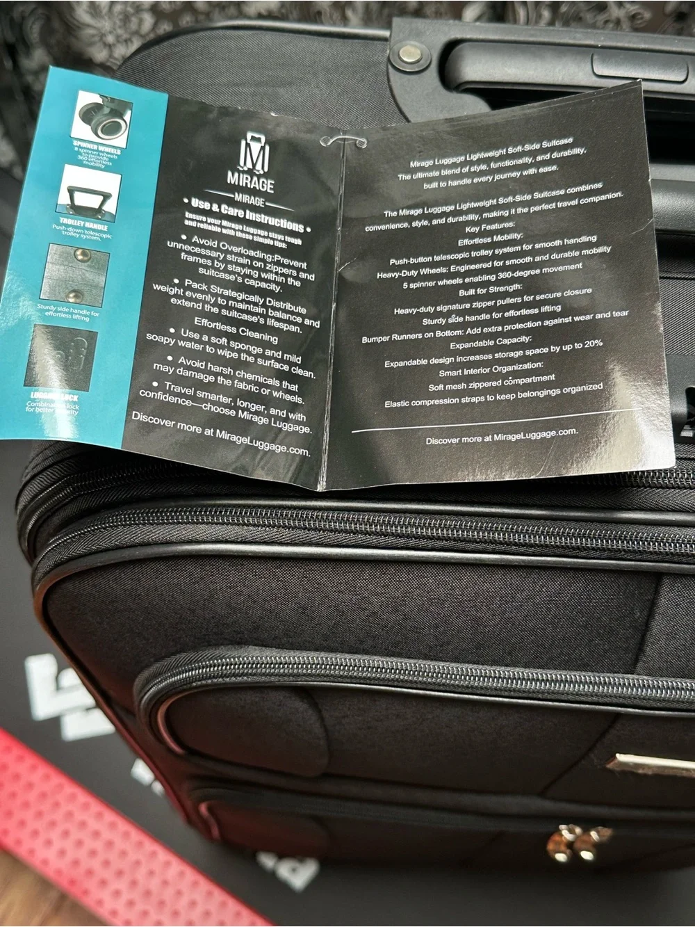 mirage luggage grace